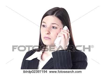 Businesswoman on the phone View Large Photo Image Picture - Businesswoman on the phone. Fotosearch