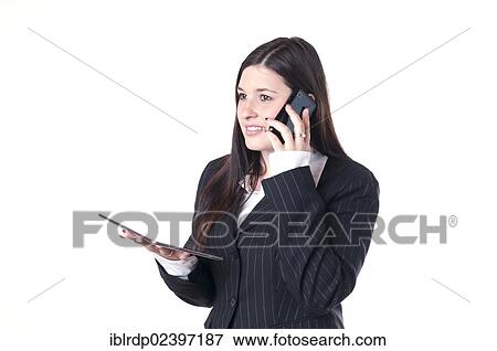 Businesswoman using a tablet PC View Large Photo Image Stock Photo - Businesswoman using a tablet PC. Fotosearch