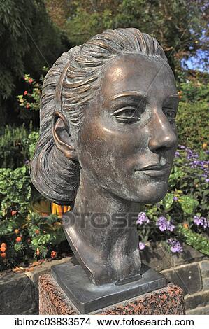 "Bust of Countess Sonja Bernadotte of Wisborg, by artist Waldemar Schroder, Mainau, Baden-Wurttemberg, Germany, Europe" View Large Photo Image Picture - "Bust of Countess Sonja Bernadotte of Wisborg, by artist Waldemar Schroder, Mainau, Baden-Wurttemberg, Germany, Europe". Fotosearch
