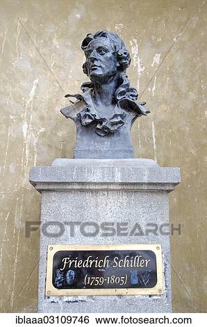 "Bust of Friedrich Schiller, Sibiu, Transylvania, Romania, Europe" View Large Photo Image Stock Photograph - "Bust of Friedrich Schiller, Sibiu, Transylvania, Romania, Europe". Fotosearch