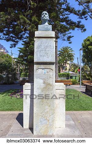 "Bust of Jose Tabares Bartlett, 1850 - 1921, Plaza de la Conception in the historic old town of San Cristobal de La Laguna, San Cristobal de La Laguna, La Laguna, Tenerife, Canary Islands, Spain, Europe" View Large Photo Image Picture - "Bust of Jose Tabares Bartlett, 1850 - 1921, Plaza de la Conception in the historic old town of San Cristobal de La Laguna, San Cristobal de La Laguna, La Laguna, Tenerife, Canary Islands, Spain, Europe". Fotosearch