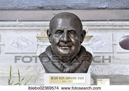 "Bust of Pope Beato Papa Giovanni XXIII, 1881-1963, Venice, Veneto, Italy, Europe" View Large Photo Image Picture - "Bust of Pope Beato Papa Giovanni XXIII, 1881-1963, Venice, Veneto, Italy, Europe". Fotosearch