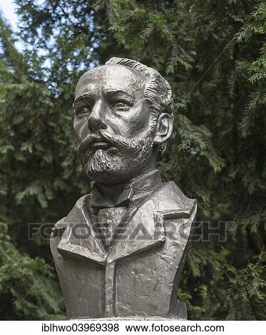"Bust of """"Tchaikovsky"""" by Y. Orekhov, 1986, in the Sculpture Park, founded in 1984, Kneiphof Island, Moskovskij rajon, Kaliningrad, Kaliningrad Oblast, Russia, Europe" View Large Photo Image Stock Photo - "Bust of """"Tchaikovsky"""" by Y. Orekhov, 1986, in the Sculpture Park, founded in 1984, Kneiphof Island, Moskovskij rajon, Kaliningrad, Kaliningrad Oblast, Russia, Europe". Fotosearch