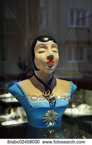 "Bust wearing jewellery pendants, Munich, Bavaria, Germany, Europe" View Large Photo Image Stock Image - "Bust wearing jewellery pendants, Munich, Bavaria, Germany, Europe". Fotosearch