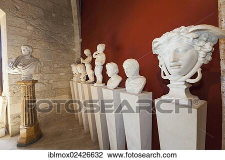 "Busts and sculptures at Bellver Castle, 13th century, Palma de Majorca, Majorca, Balearic Islands, Spain, Europe" View Large Photo Image Stock Image - "Busts and sculptures at Bellver Castle, 13th century, Palma de Majorca, Majorca, Balearic Islands, Spain, Europe". Fotosearch