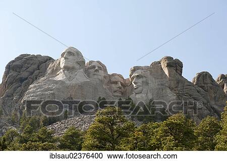 "Busts of four presidents carved in rock, Mount Rushmore National Memorial, near Rapid City, South Dakota, USA, United States of America, North America" View Large Photo Image Stock Image - "Busts of four presidents carved in rock, Mount Rushmore National Memorial, near Rapid City, South Dakota, USA, United States of America, North America". Fotosearch