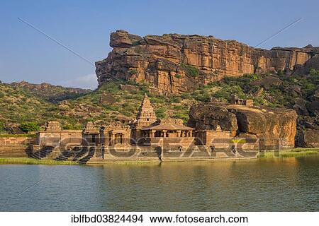 "Buthanatha Temple, Badami, Karnataka, India, Asia" View Large Photo Image Picture - "Buthanatha Temple, Badami, Karnataka, India, Asia". Fotosearch