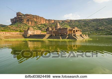Stock Photo - "Buthanatha Temple, Badami, Karnataka, India, Asia". Fotosearch