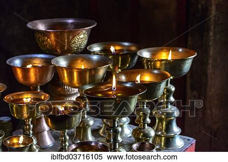 "Butterlamps, in the monastery of Matho, Ladakh, Jammu and Kashmir, India, Asia" View Large Photo Image Stock Photography - "Butterlamps, in the monastery of Matho, Ladakh, Jammu and Kashmir, India, Asia". Fotosearch