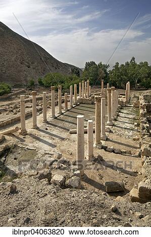 "Byzantine Basilica, ancient ruins of Pella, also Tabaqat Fahl, Wadi Jirm el Moz, Jordan Valley, near Irbid, Jordan, Asia" View Large Photo Image Stock Image - "Byzantine Basilica, ancient ruins of Pella, also Tabaqat Fahl, Wadi Jirm el Moz, Jordan Valley, near Irbid, Jordan, Asia". Fotosearch