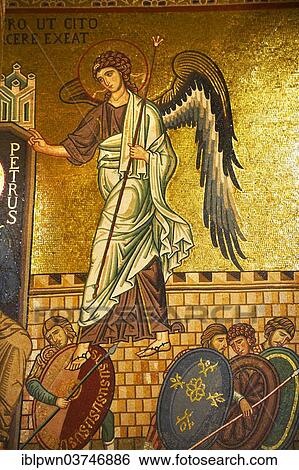 "Byzantine mosaics of scenes from the bible at the Palatine Chapel or Cappella Palatina, Palazzo Reale, Palermo, Sicily, Italy, Europe" View Large Photo Image Stock Photograph - "Byzantine mosaics of scenes from the bible at the Palatine Chapel or Cappella Palatina, Palazzo Reale, Palermo, Sicily, Italy, Europe". Fotosearch