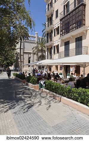 Caballito de Mar, trendy restaurant, Placa de la Llotja, old town, Ciutat Antiga, Palma de Mallorca, Majorca, Balearic Islands, Spain, Europe View Large Photo Image Stock Image - Caballito de Mar, trendy restaurant, Placa de la Llotja, old town, Ciutat Antiga, Palma de Mallorca, Majorca, Balearic Islands, Spain, Europe. Fotosearch