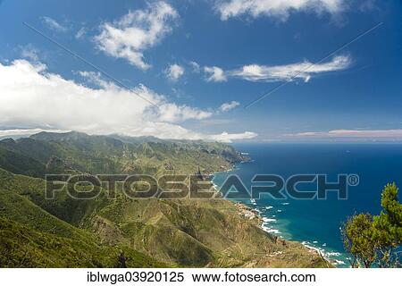 "Cabezo del Tejo, coastline near Taganana, Macizo de Anaga mountain range, Anaga, Tenerife, Canary Islands, Spain, Europe" View Large Photo Image Stock Photography - "Cabezo del Tejo, coastline near Taganana, Macizo de Anaga mountain range, Anaga, Tenerife, Canary Islands, Spain, Europe". Fotosearch