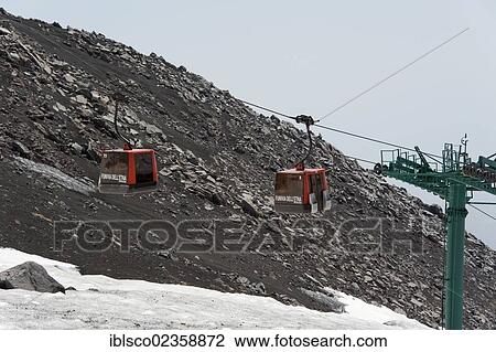 "Cable cars on Mount Etna, Sicily, Italy, Europe" View Large Photo Image Stock Image - "Cable cars on Mount Etna, Sicily, Italy, Europe". Fotosearch