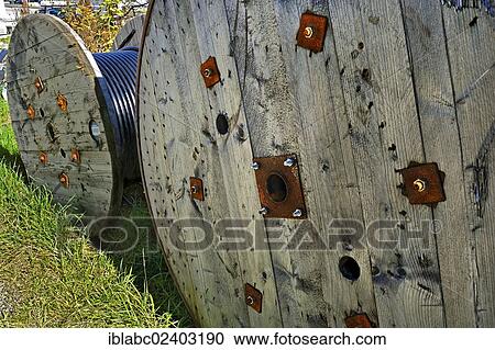 "Cable reels, Bavaria, Germany, Europe" View Large Photo Image Stock Image - "Cable reels, Bavaria, Germany, Europe". Fotosearch