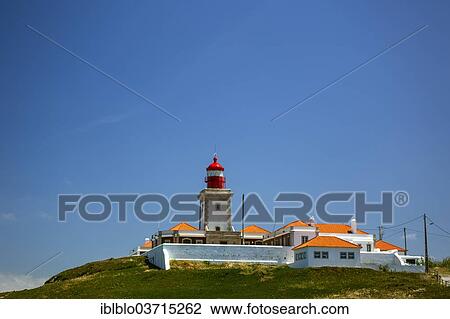 "Cabo da Roca lighthouse, Cabo da Roca, Colares, Lisbon District, Portugal, Europe" View Large Photo Image Stock Image - "Cabo da Roca lighthouse, Cabo da Roca, Colares, Lisbon District, Portugal, Europe". Fotosearch