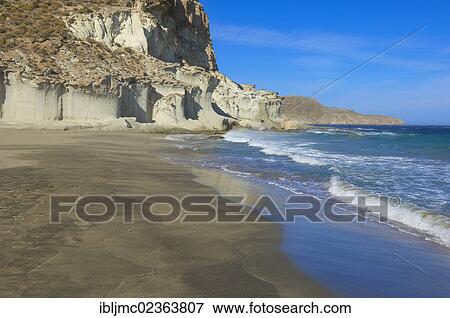 "Cabo de Gata, Cala de Emmedio, Beach, Cabo de Gata-Nijar Natural Park, Almeria, Spain, Europe" View Large Photo Image Stock Photo - "Cabo de Gata, Cala de Emmedio, Beach, Cabo de Gata-Nijar Natural Park, Almeria, Spain, Europe". Fotosearch