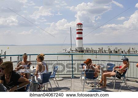 "Cafe and lighthouse on Lake Neusiedl, Podersdorf am See, Northern Burgenland, Burgenland, Austria, Europe" View Large Photo Image Stock Image - "Cafe and lighthouse on Lake Neusiedl, Podersdorf am See, Northern Burgenland, Burgenland, Austria, Europe". Fotosearch