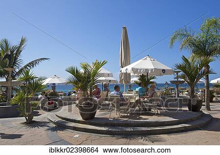 "Cafe at the Playa del Duque, Costa Adeje, Tenerife, Spain, Europe" View Large Photo Image Picture - "Cafe at the Playa del Duque, Costa Adeje, Tenerife, Spain, Europe". Fotosearch