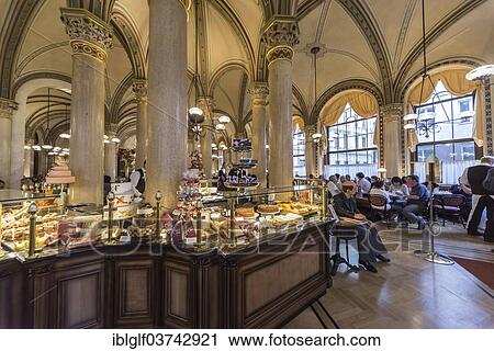 Stock Image - "Cafe Central, Vienna, Vienna State, Austria, Europe". Fotosearch