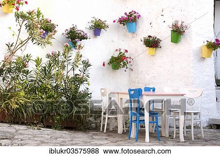 "Cafe decorated with flowers on the wall, Marmaris, Provinz Mugla, Aegaisregion, Turkei, Turkey, Asia" View Large Photo Image Stock Photo - "Cafe decorated with flowers on the wall, Marmaris, Provinz Mugla, Aegaisregion, Turkei, Turkey, Asia". Fotosearch