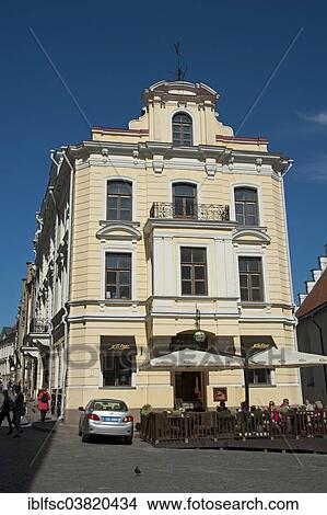 Picture - "Cafe Maiasmokk, Pikk, historic centre of Tallinn, Estonia, Baltic States, Europe". Fotosearch