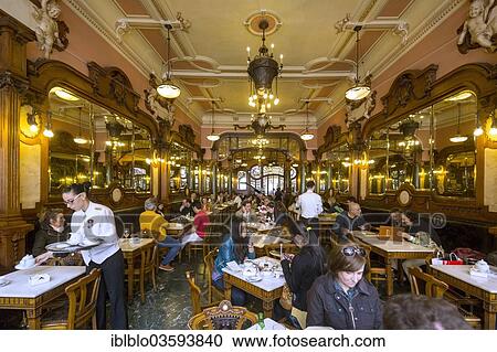 "Cafe Majestic, Art Nouveau cafe, tavern, restaurant dining, Porto, District of Porto, Portugal, Europe" View Large Photo Image Stock Image - "Cafe Majestic, Art Nouveau cafe, tavern, restaurant dining, Porto, District of Porto, Portugal, Europe". Fotosearch