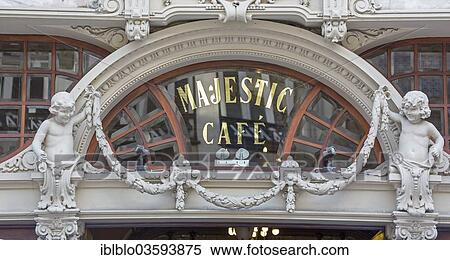 "Cafe Majestic, Art Nouveau cafe, Porto, District of Porto, Portugal, Europe" View Large Photo Image Stock Photography - "Cafe Majestic, Art Nouveau cafe, Porto, District of Porto, Portugal, Europe". Fotosearch