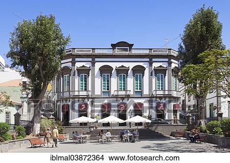 "Cafe on Plaza de la Constitucion, Arucas, Gran Canaria, Canary Islands, Spain, Europe" View Large Photo Image Picture - "Cafe on Plaza de la Constitucion, Arucas, Gran Canaria, Canary Islands, Spain, Europe". Fotosearch