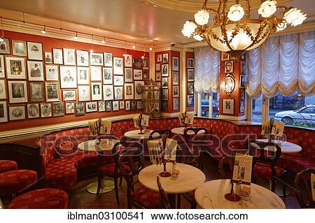 Stock Image - "Cafe Sacher, historic center, Salzburg, Salzburg State, Austria, Europe". Fotosearch