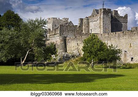 "Cahir Castle, Cahir, County Tipperary, Ireland, Europe" View Large Photo Image Stock Photo - "Cahir Castle, Cahir, County Tipperary, Ireland, Europe". Fotosearch