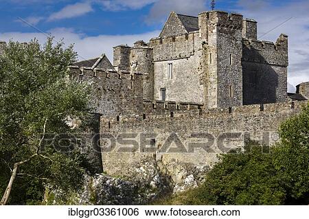 Stock Photograph - "Cahir Castle, Cahir, County Tipperary, Ireland, Europe". Fotosearch
