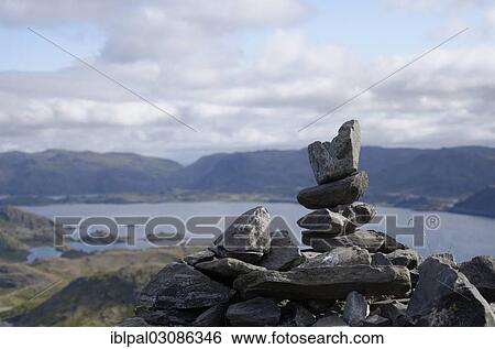 "Cairn, Porsangenfjord, Norway, Europe" View Large Photo Image Stock Photograph - "Cairn, Porsangenfjord, Norway, Europe". Fotosearch