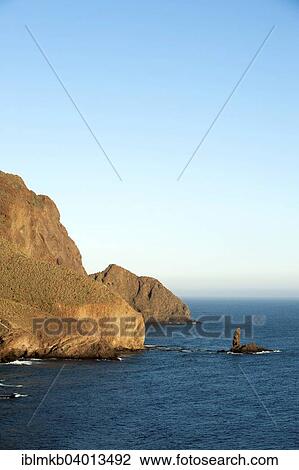Stock Image - "Cala de Las Sirenas, Bay of the Mermaids, Cabo de Gata-Nijar Natural Park, Almeria province, Spain, Europe". Fotosearch