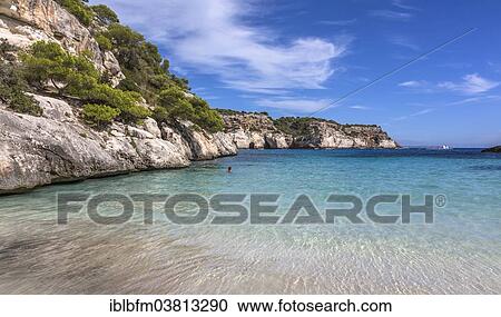 "Cala Macarelletta, Minorca, Menorca, Spain, Europe" View Large Photo Image Stock Image - "Cala Macarelletta, Minorca, Menorca, Spain, Europe". Fotosearch