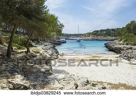 "Cala Mondrago, Santanyi, Majorca, Balearic Islands, Spain, Europe" View Large Photo Image Stock Photography - "Cala Mondrago, Santanyi, Majorca, Balearic Islands, Spain, Europe". Fotosearch