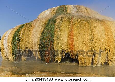 "Calcium deposits on the fountain of Karahayit, Karahayit, Denizli Province, Aegean Region, Turkey, Asia" View Large Photo Image Stock Image - "Calcium deposits on the fountain of Karahayit, Karahayit, Denizli Province, Aegean Region, Turkey, Asia". Fotosearch
