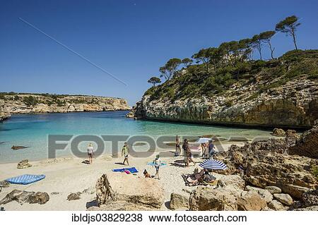 "Calo des Moro, Santanyi, Majorca, Balearic Islands, Spain, Europe" View Large Photo Image Stock Photo - "Calo des Moro, Santanyi, Majorca, Balearic Islands, Spain, Europe". Fotosearch