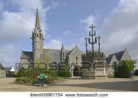 "Calvary and church, Plougonven, Departement Finistere, Brittany, France, Europe" View Large Photo Image Picture - "Calvary and church, Plougonven, Departement Finistere, Brittany, France, Europe". Fotosearch