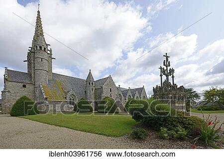 "Calvary and church, Plougonven, Departement Finistere, Brittany, France, Europe" View Large Photo Image Stock Photograph - "Calvary and church, Plougonven, Departement Finistere, Brittany, France, Europe". Fotosearch