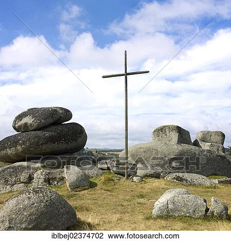 "Calvary near the village of Prinsuejols, Lozere, Aubrac, France, Europe" View Large Photo Image Stock Image - "Calvary near the village of Prinsuejols, Lozere, Aubrac, France, Europe". Fotosearch