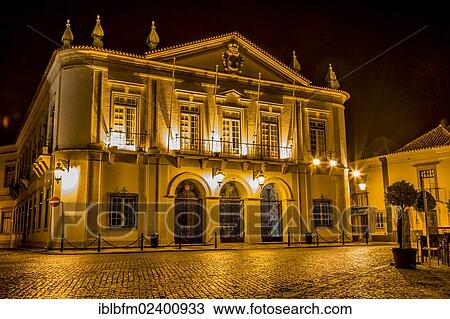 "Camara Municipal da Faro town hall at night, old town, Faro, Algarve, Portugal, Europe" View Large Photo Image Stock Image - "Camara Municipal da Faro town hall at night, old town, Faro, Algarve, Portugal, Europe". Fotosearch