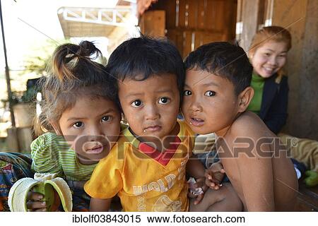 "Cambodian children, two boys and a girl, Banlung, Ratanakiri Province, Cambodia, Asia" View Large Photo Image Stock Photography - "Cambodian children, two boys and a girl, Banlung, Ratanakiri Province, Cambodia, Asia". Fotosearch