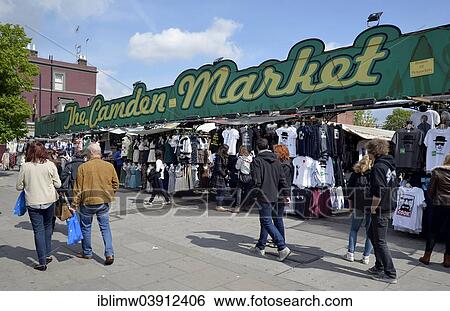 Stock Photograph - "Camden Market, Camden Town, London, England, United Kingdom, Europe". Fotosearch