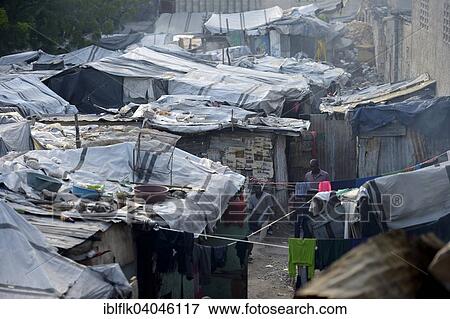 "Camp for earthquake refugees Camp Icare, 5 years after the 2010 earthquake, Fort National, Port-au-Prince, Haiti, North America" View Large Photo Image Stock Photo - "Camp for earthquake refugees Camp Icare, 5 years after the 2010 earthquake, Fort National, Port-au-Prince, Haiti, North America". Fotosearch
