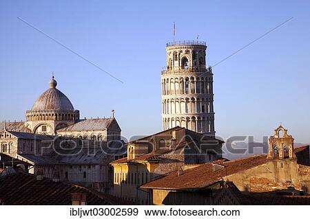 "Campanile, Leaning Tower of Pisa and Duomo di Santa Maria Assunta cathedral, Pisa, Province of Pisa, Tuscany, Italy, Europe" View Large Photo Image Stock Photo - "Campanile, Leaning Tower of Pisa and Duomo di Santa Maria Assunta cathedral, Pisa, Province of Pisa, Tuscany, Italy, Europe". Fotosearch