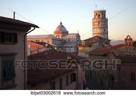 "Campanile, Leaning Tower of Pisa and Duomo di Santa Maria Assunta cathedral, Pisa, Province of Pisa, Tuscany, Italy, Europe" View Large Photo Image Stock Photo - "Campanile, Leaning Tower of Pisa and Duomo di Santa Maria Assunta cathedral, Pisa, Province of Pisa, Tuscany, Italy, Europe". Fotosearch