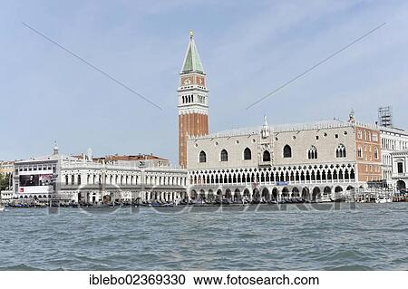 "Campanile of St. Mark's Square and the Doge's Palace, Venice, Veneto, Italy, Europe" View Large Photo Image Stock Image - "Campanile of St. Mark's Square and the Doge's Palace, Venice, Veneto, Italy, Europe". Fotosearch