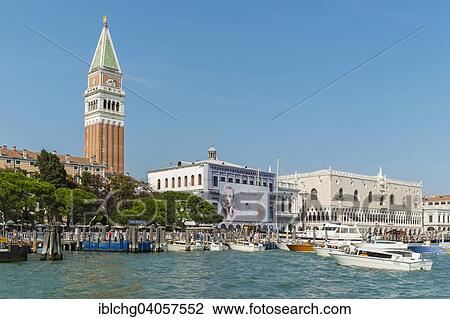 "Campanile San Marco, Doge's Palace, Palazzo Ducale, Venice, Veneto Region, Italy, Europe" View Large Photo Image Stock Image - "Campanile San Marco, Doge's Palace, Palazzo Ducale, Venice, Veneto Region, Italy, Europe". Fotosearch
