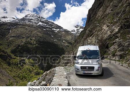 "Camping bus on the Alpine road to La Berarde, Nationalpark Ecrins, Rhone Alpes, Departement Isere, Rhone-Alpes, France, Europe" View Large Photo Image Stock Image - "Camping bus on the Alpine road to La Berarde, Nationalpark Ecrins, Rhone Alpes, Departement Isere, Rhone-Alpes, France, Europe". Fotosearch